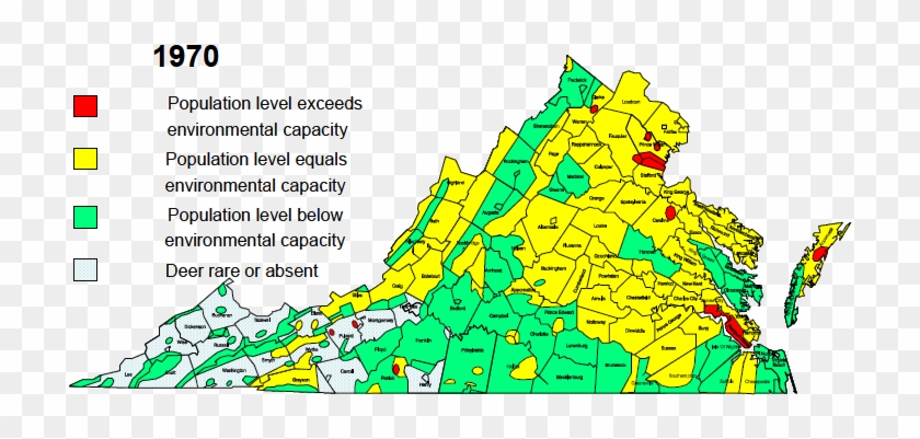 Virginia Deer Distribution And Relative Abundance In - Deer #937479