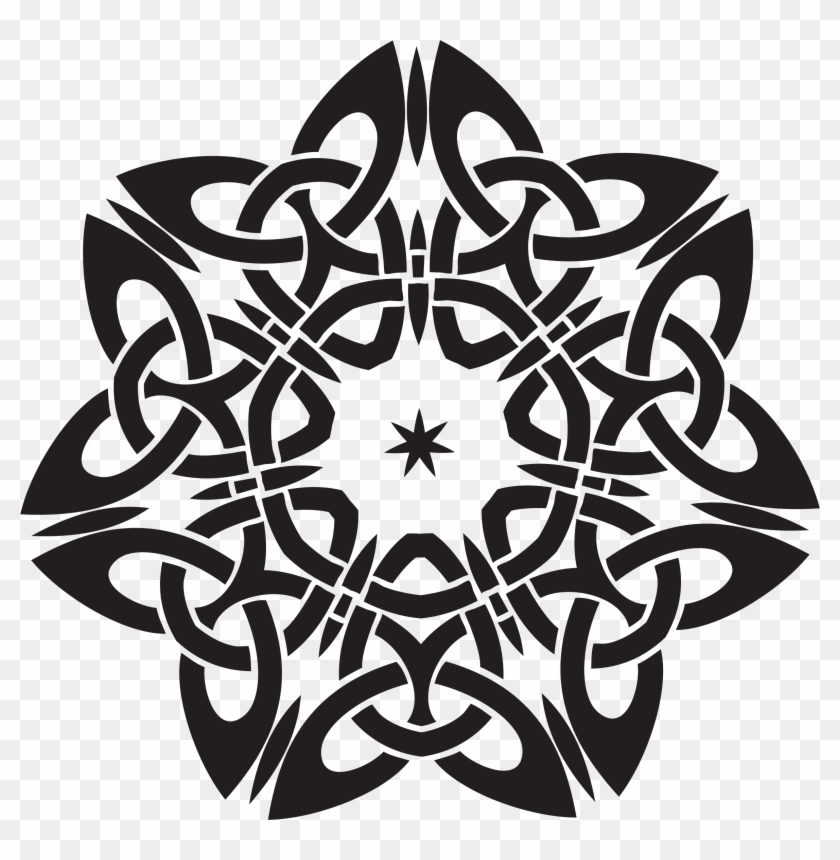 Celtic Knot Design 2 - Celtic Designs Black And White #937554