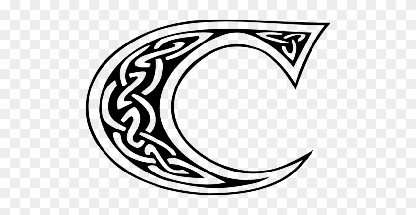 Celtic C - Celtic Knot Letter C - Free Transparent PNG Clipart Images ...