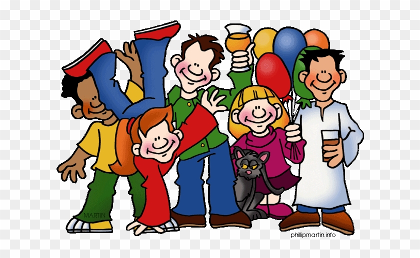 Clip Art Social Gathering Clipart - Family And Friends Clipart #937661