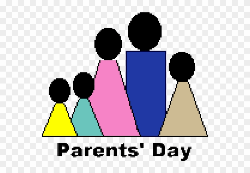 People Clip Art Of A Stylized Family Of Five With A - Clip Art #937691