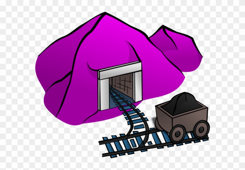 Mountain Clip Art - Drawing Of A Coal Mine #937767
