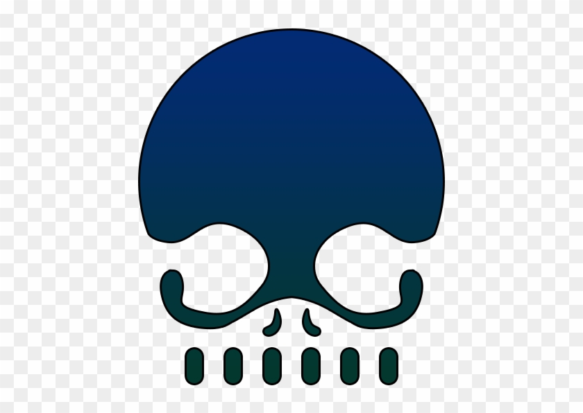 Fairy Tail Blue Skull Symbol #937779
