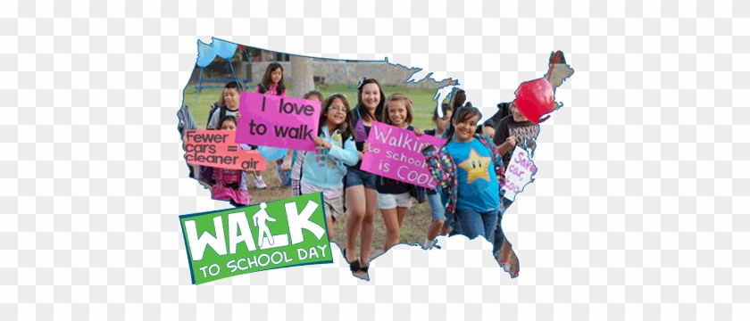 October Is International Walk To School Month, And - National Walk To School Day #937821