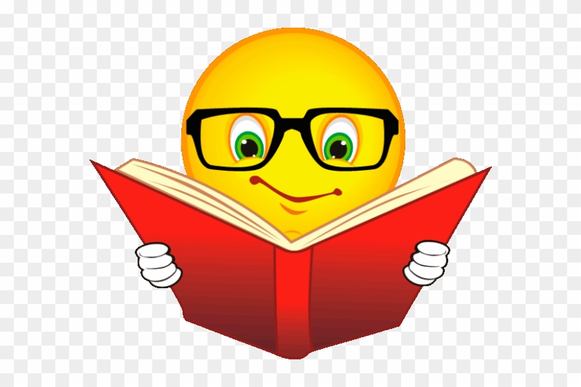 Почему Дети Меньше Читают - Smiley Face Reading A Book #937826