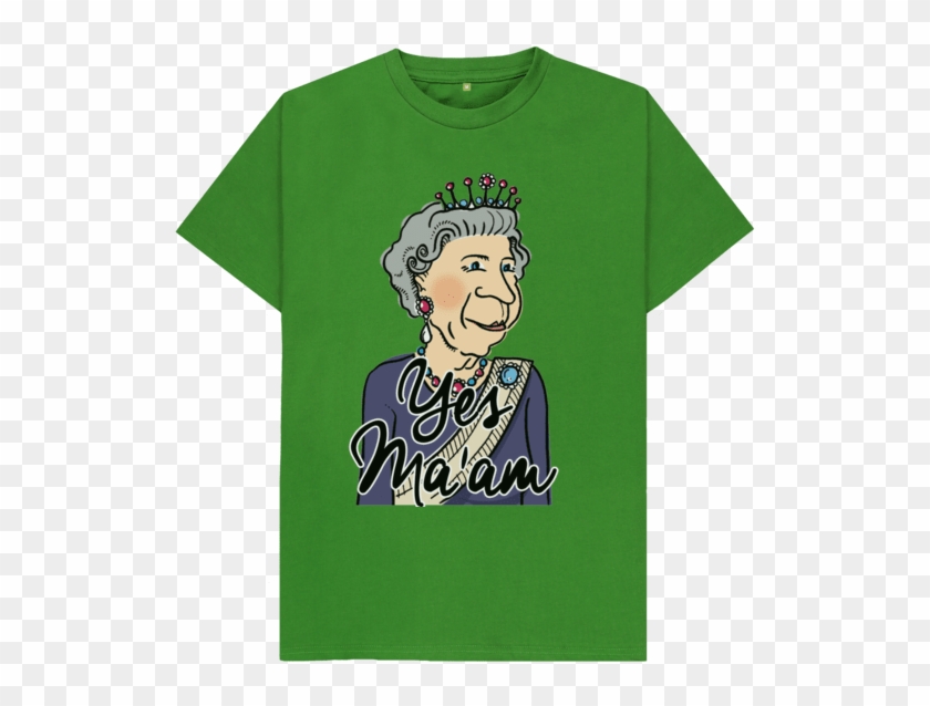 Rapanui Green Yes Ma'am T-shirt - Cartoon #937868