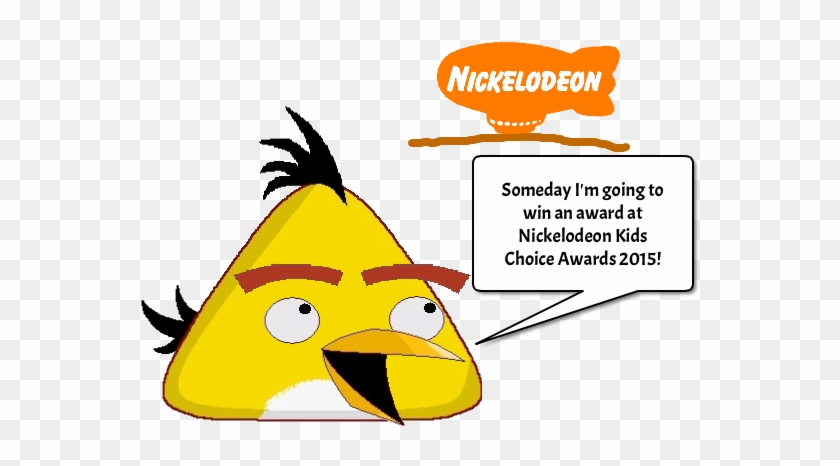 Chuck's Dream To Win An Award At Nick's Kca 2015 By - Angry Birds Go! #937898