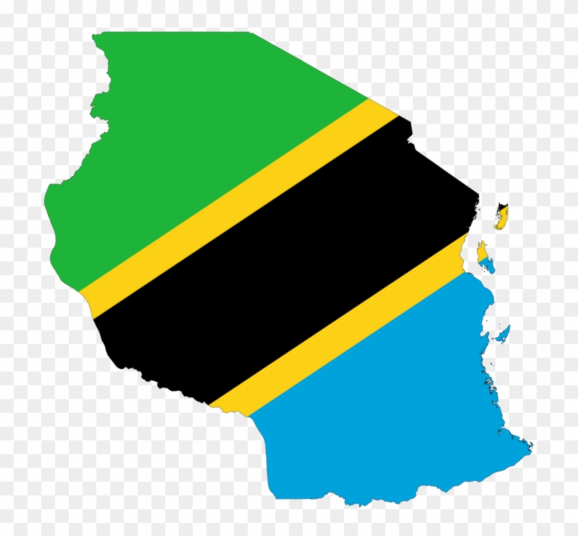 Police Arrest 10 Suspected Militants Hiding In A Mosque - Tanzania Flag Map #937937