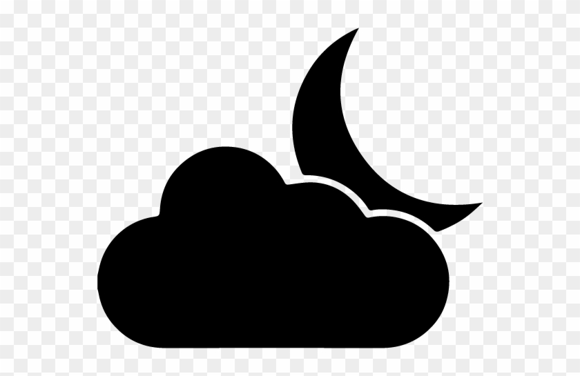 Moon And Cloud Icon #938002