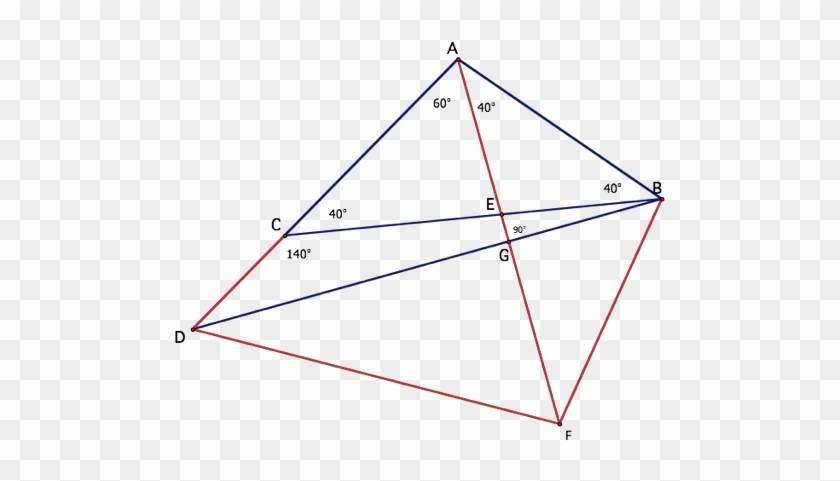 Now We Can See That Triangle Aeb Must Also Be Isosceles, - Triangle #938060