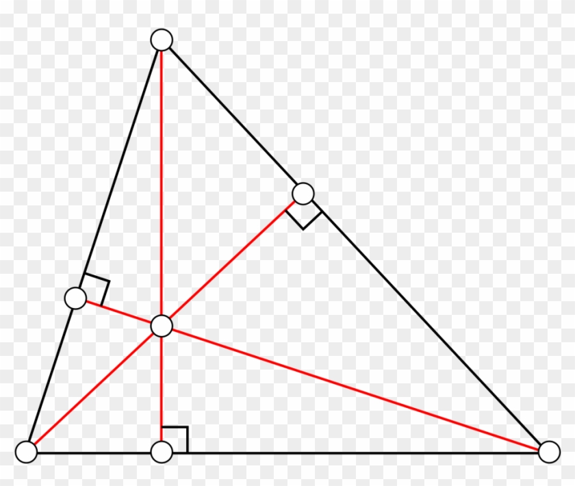 File - Triangle - Orthocenter - Svg - Altitude Of A Triangle #938065