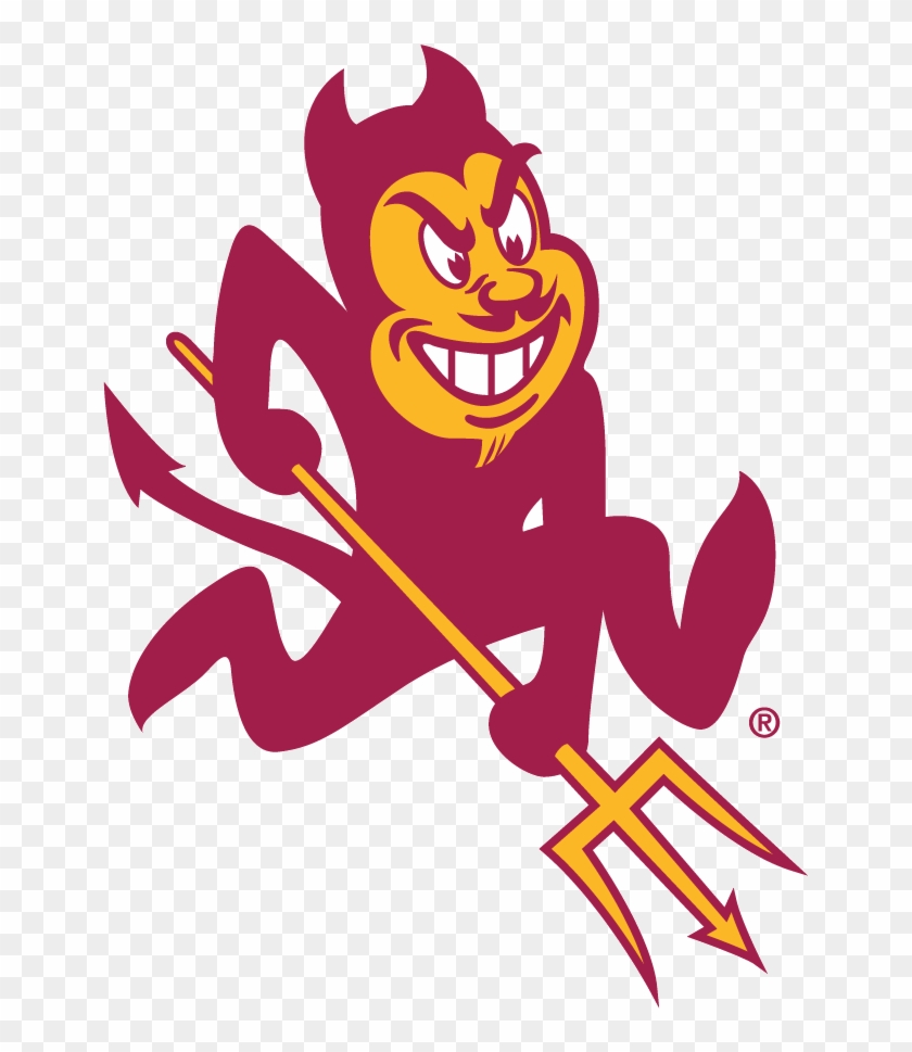 Sparky Used To Also Be The Sun Devils' Primary Logo - Arizona State University Mascot #938245