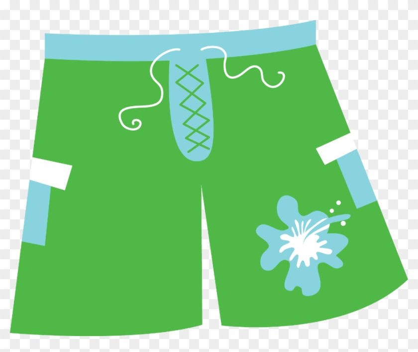 Praia E Piscina - Swimming Shorts Clipart #938322