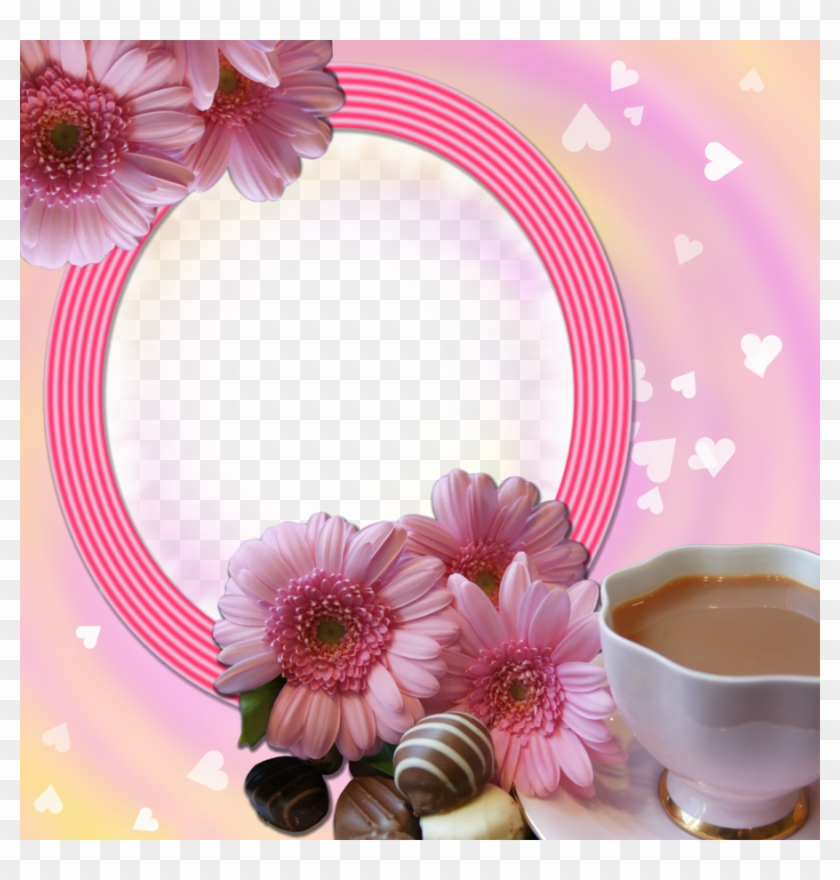 Coffee And Flowers Frame By Venicet - Good Morning Tamil Bible Words #938477