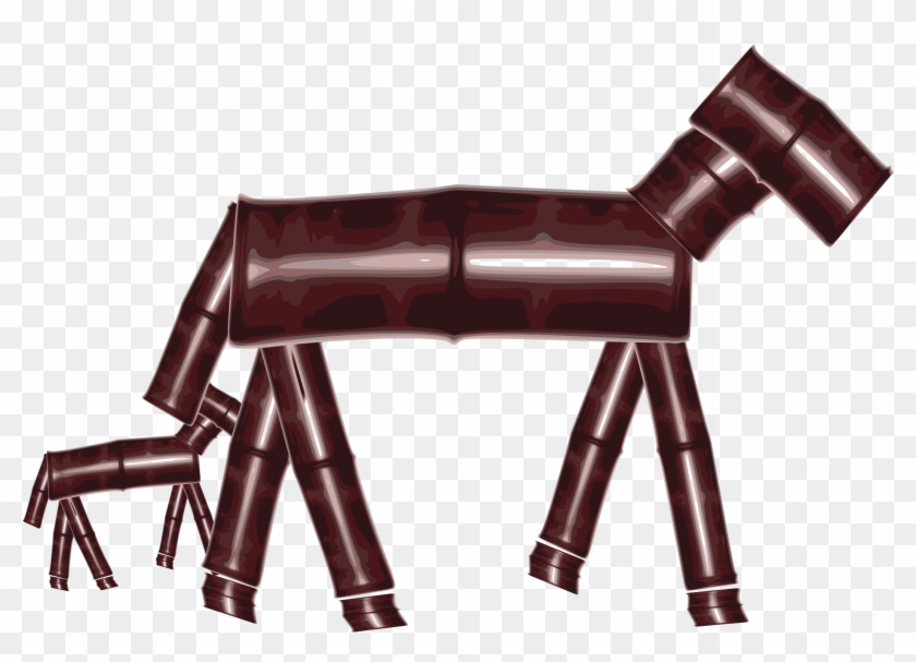 Bamboo Horse - Clip Art #938483