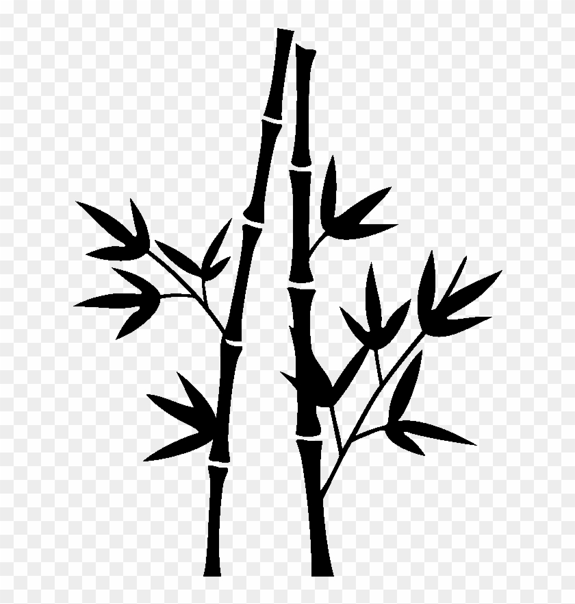 28 Collection Of Bamboo Drawing Png - Bambu Silueta #938498