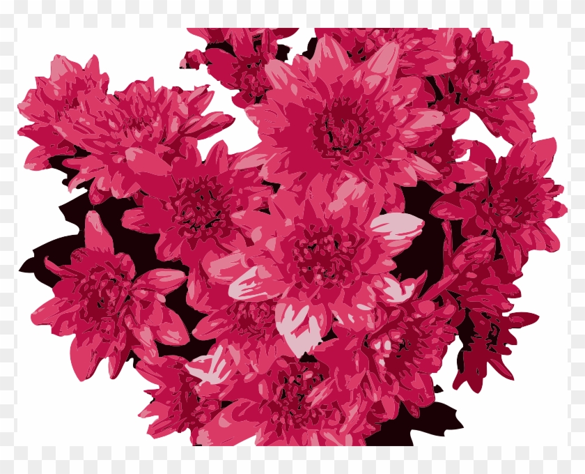 Go To Image - Ein Blumenstrauß Roter Clipart Blumen Karte #938524