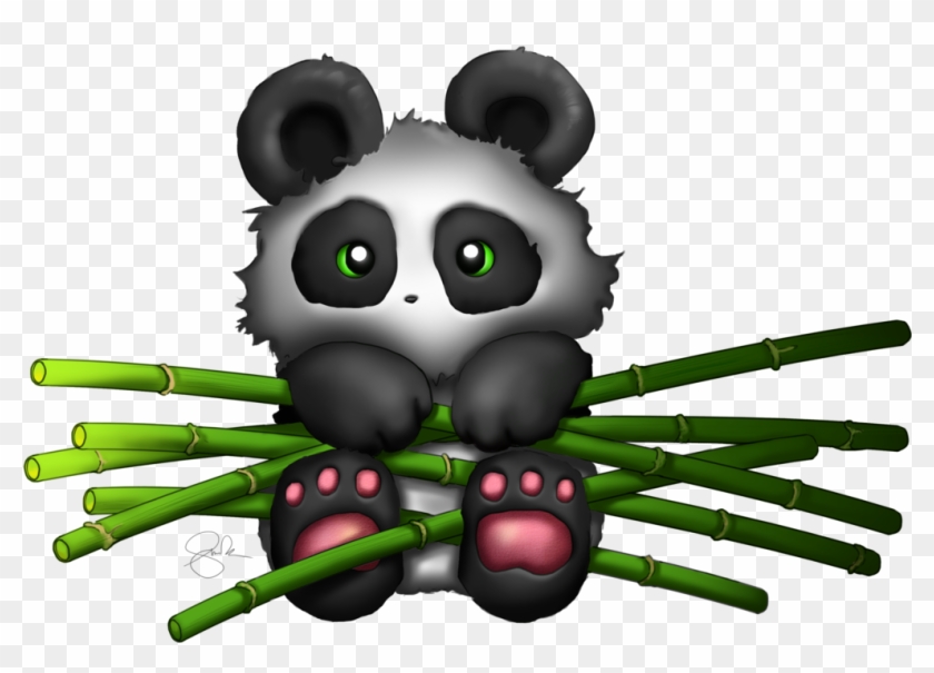 Panda Bamboo By Shellz-art - Giant Panda #938536