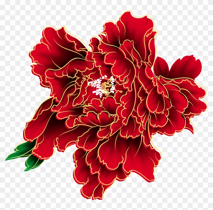 Chinese New Year Moutan Peony Firecracker Wallpaper - Chinese New Year Moutan Peony Firecracker Wallpaper #938618