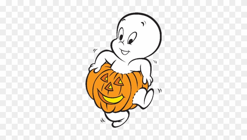Casper Flying On A Broom Transparent Png - Ghost And Goblins Halloween #938723