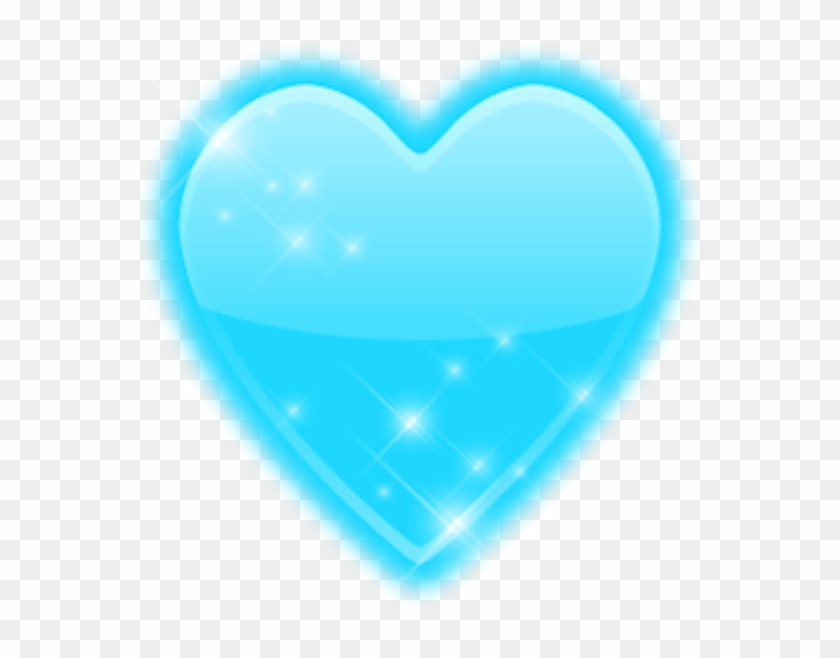 Share This Image - Sky Blue Heart Png #938741