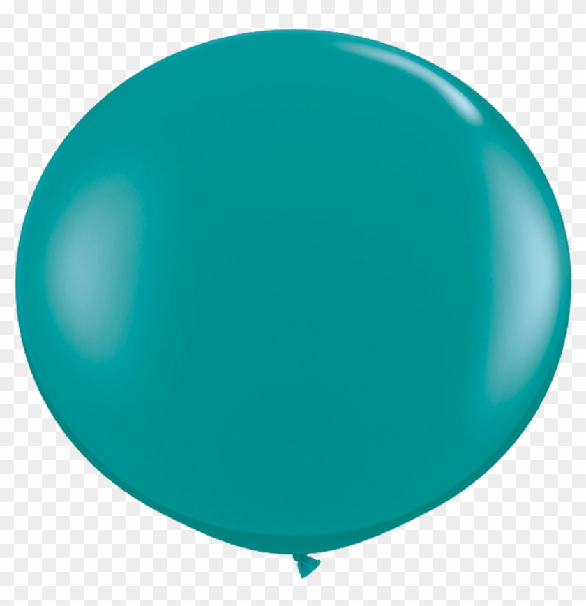 36" Jewel Teal Latex Balloon - One Big Balloon #938801