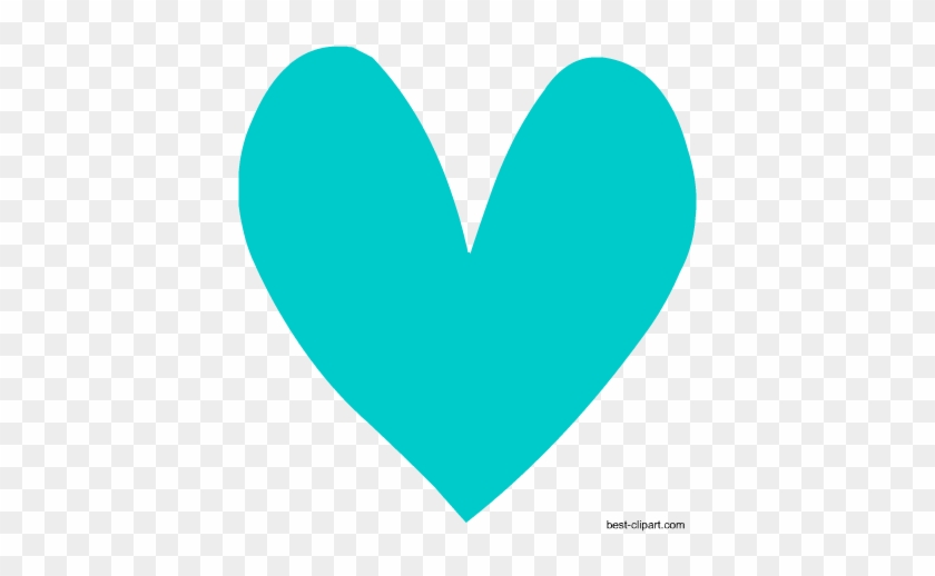 Aqua Heart, Free Clipart - Blue Heart Icon Facebook #938818