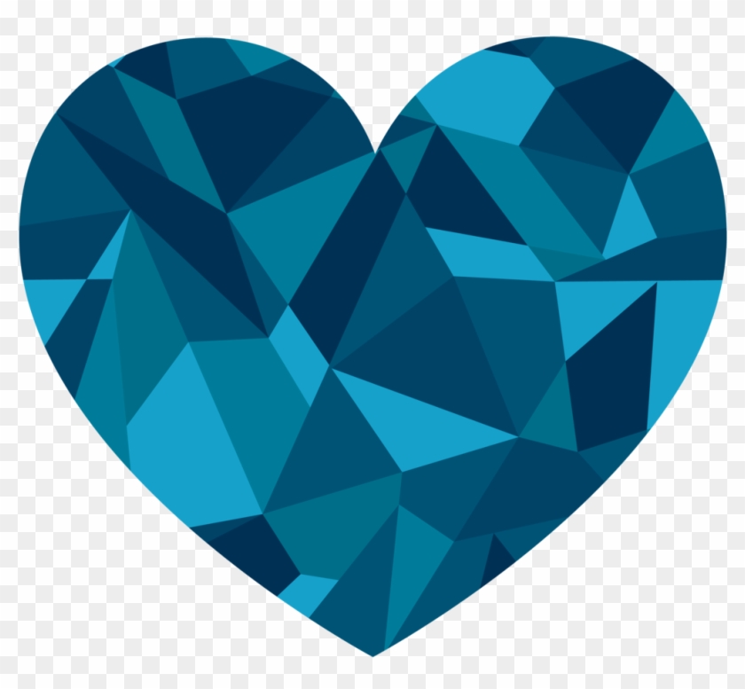 Sapphire Heart By Mirumitsu Sapphire Heart By Mirumitsu - Blue Heart Transparent Background #938826