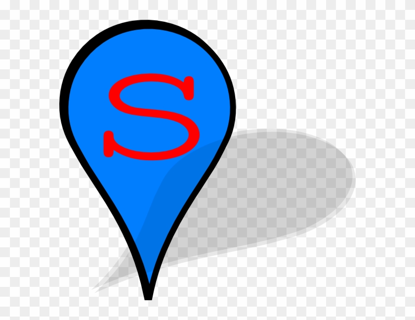 Pin Clip Art At Clkercom Vector Online Royalty Free - Blue Marker Google Maps #938874