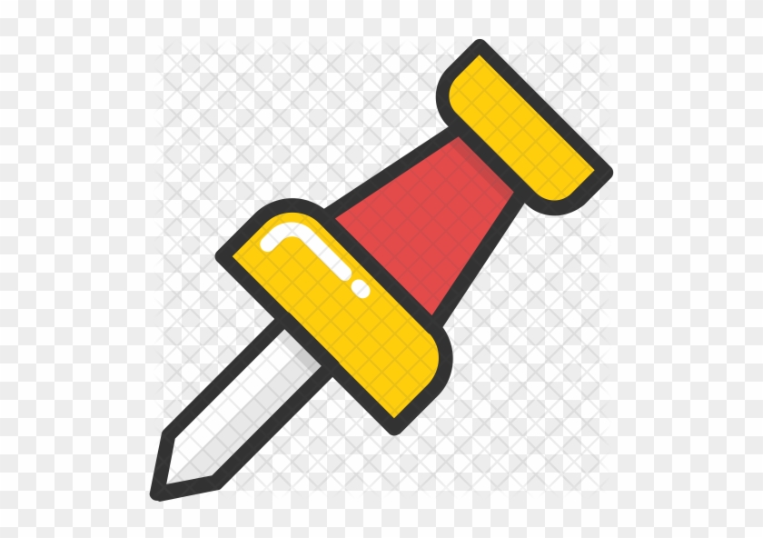 Push Pin Icon - Drawing Pin #938970