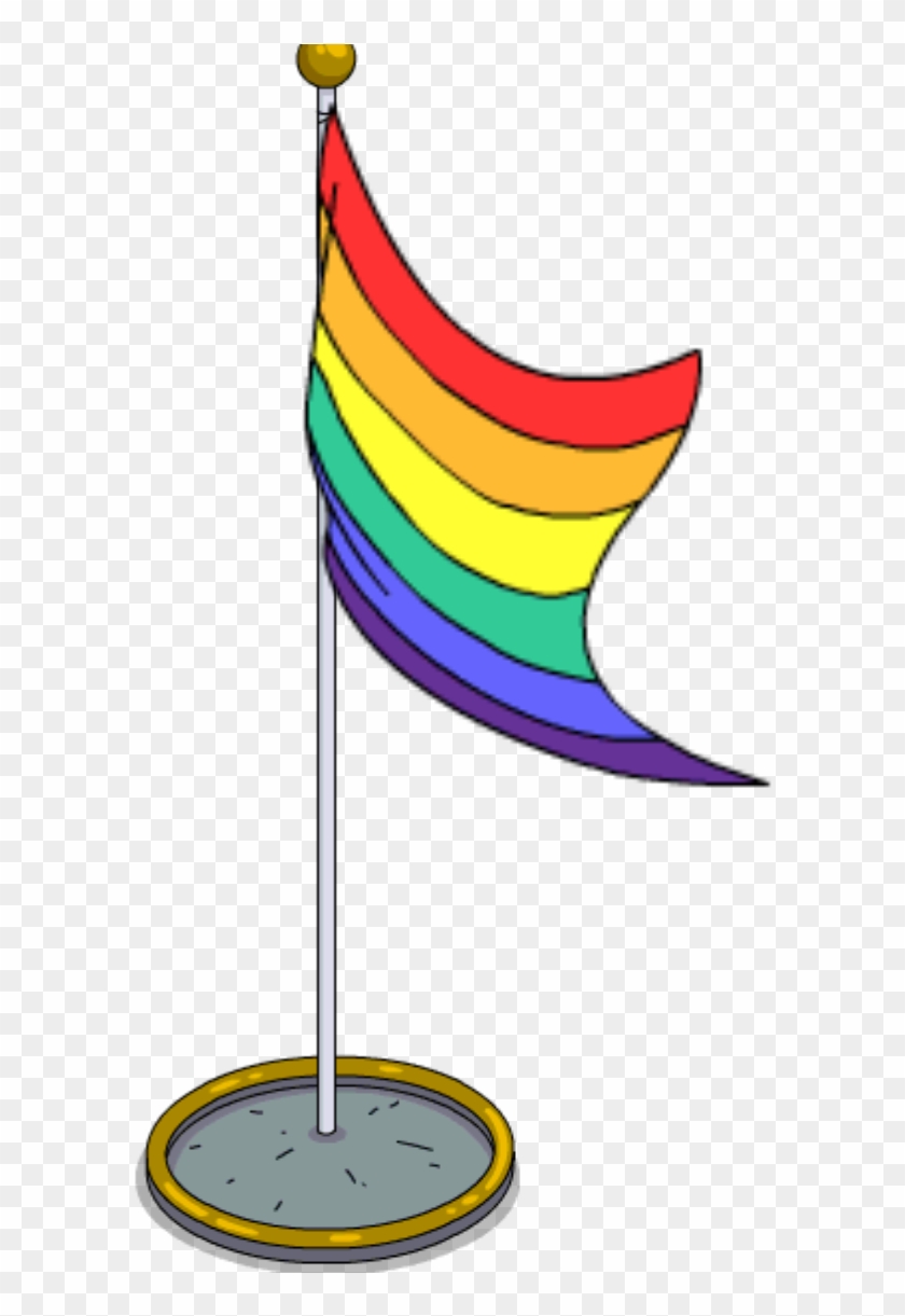 Rainbow Flag Pole - The Simpsons: Tapped Out #939074