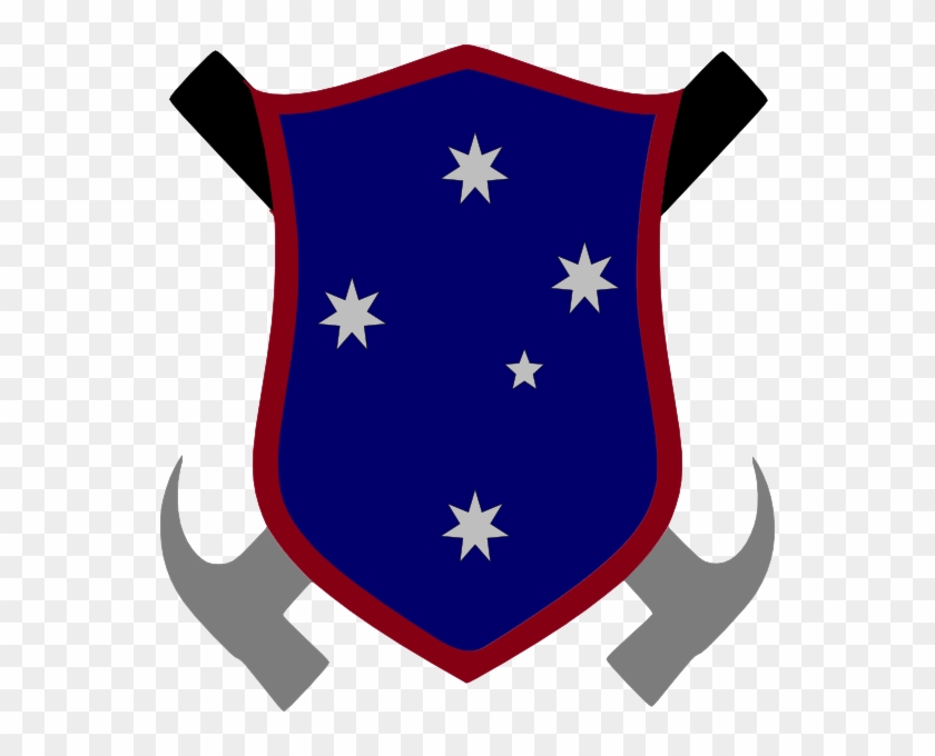Rk Shield Clip Art At Clker - New Design Australian Flag #939100