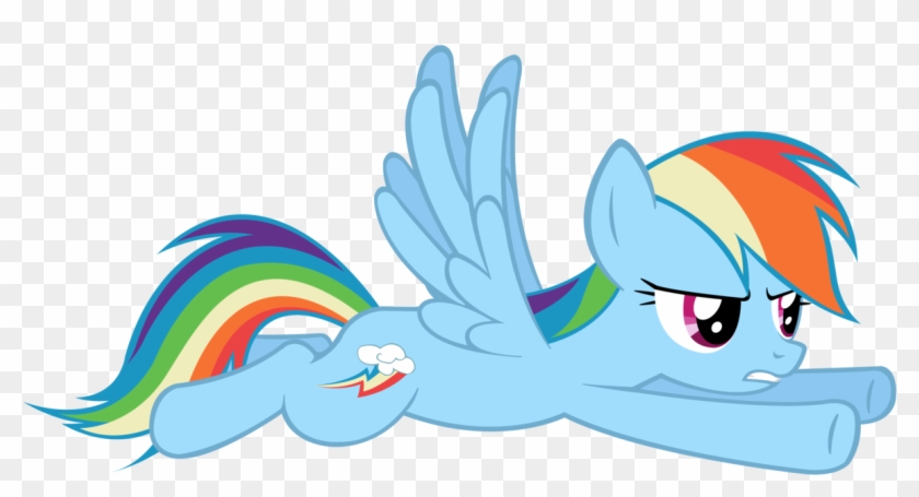 My Little Pony Rainbow Dash Flying Fast - Mlp Rainbow Dash Flying Fast #939117