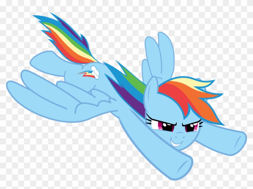 My Little Pony Rainbow Dash Flying Fast Download - Rainbow Dash Flying #939137