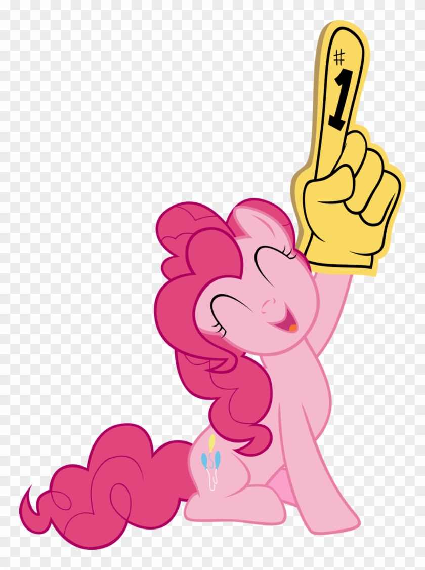 Pinkie Pie Giving A Big Hand By Elegantmisreader - Cartoon #939146