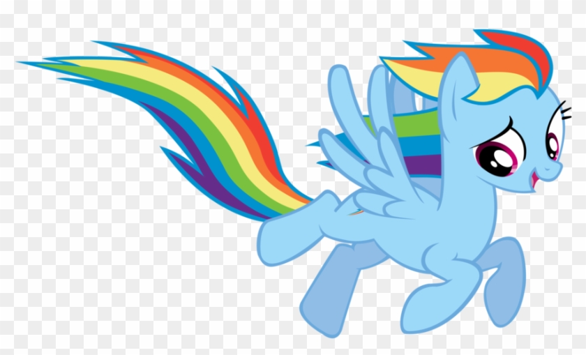 Rainbow Dash Flying Fast - Rainbow Dash Flying Fast #939175