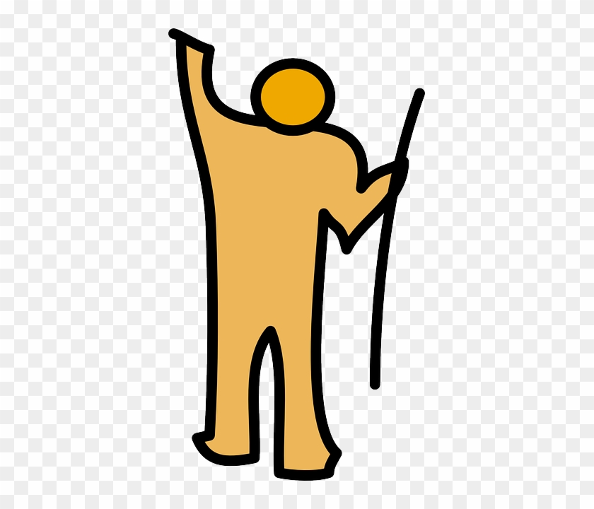 Holding Stick, Yellow, Man, Figure, Symbols, Hold, - Holding Stick, Yellow, Man, Figure, Symbols, Hold, #939177