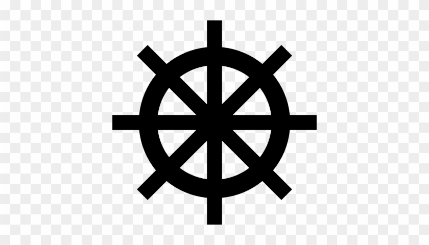 Ship Helm Vector - Free Ship Wheel Vector #939253