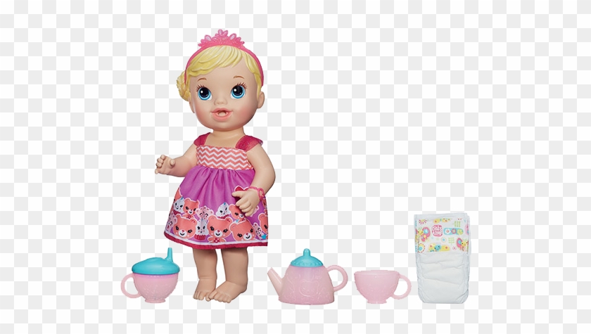 Boneca Baby Alive Hora Do Chá Loira - Baby Alive Dolls Teacup Surprise #939271