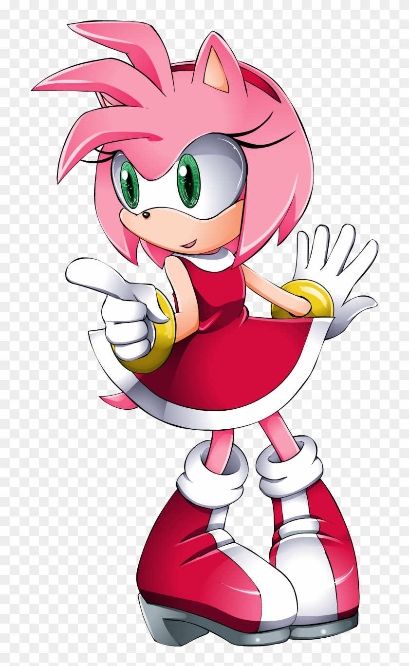 Amy Rose By ~fentonxd On Deviantart So Pretty~ Amy - Nude Sonic Boom Amy  Rose - Free Transparent PNG Download - PNGkey