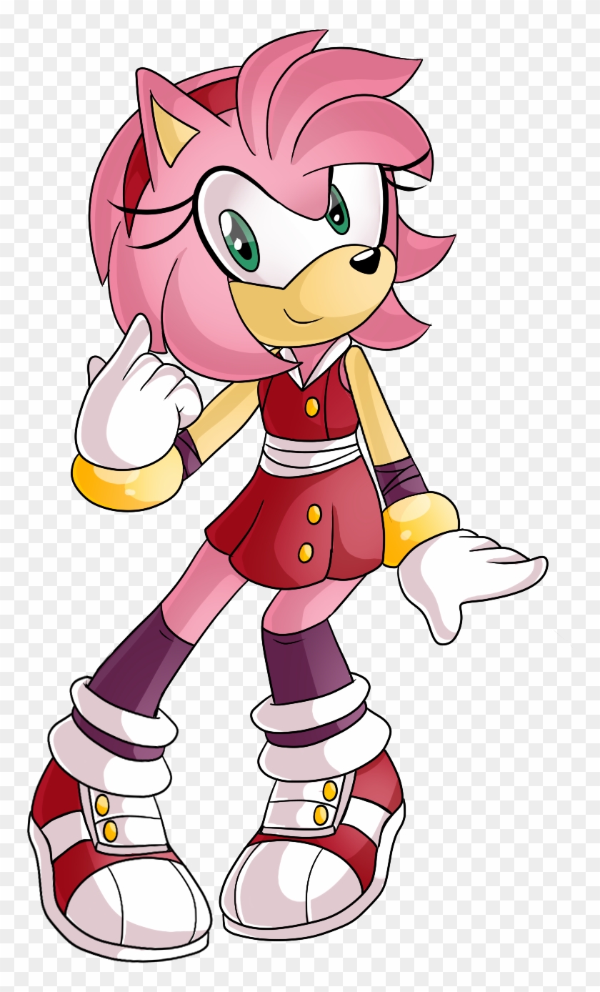 Download Amy Sonic Boom - Amy Rose Sonic Boom Drawing - Full Size