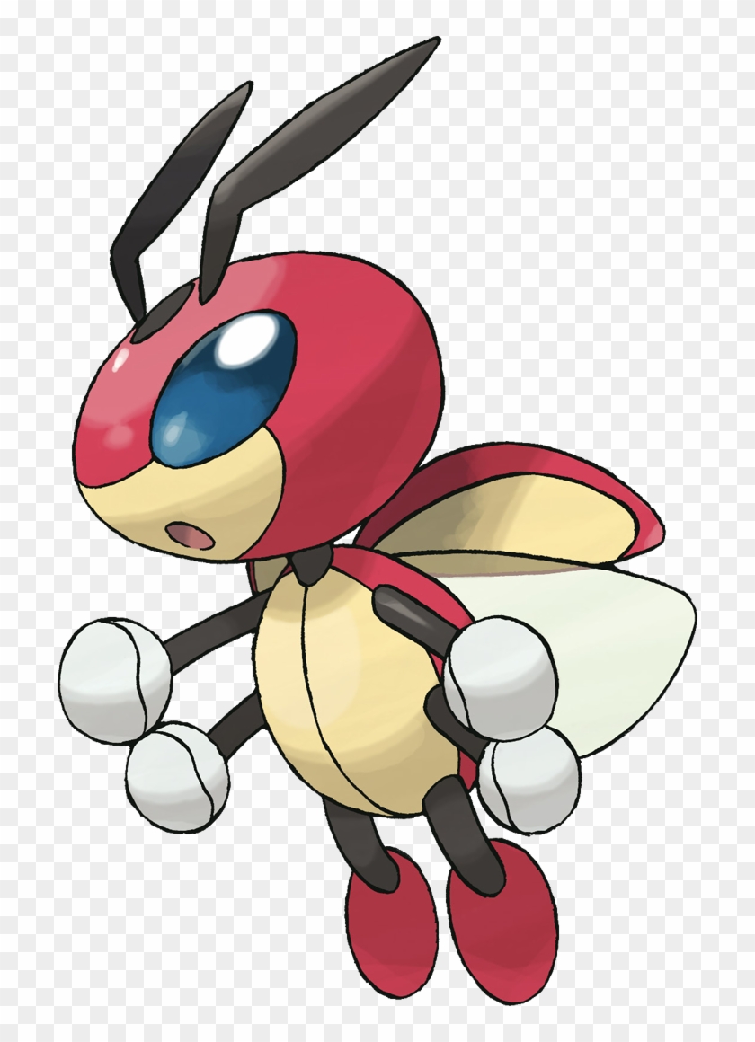 Ledian Is A Bug/flying Type Pokémon Introduced In Generation - Red Bug Type Pokemon #939394