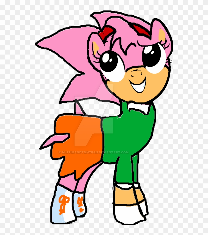 Classic Amy Rose From Sonic As A Pony By Sugalawliet - Amy Rose #939457