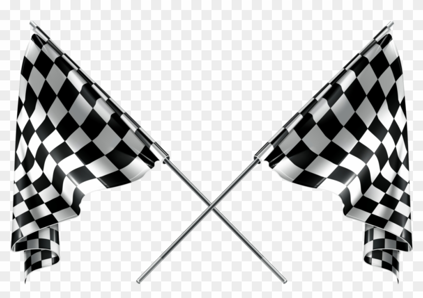 Checkered Flags Png Clipart - Checkered Flag No Background #939615