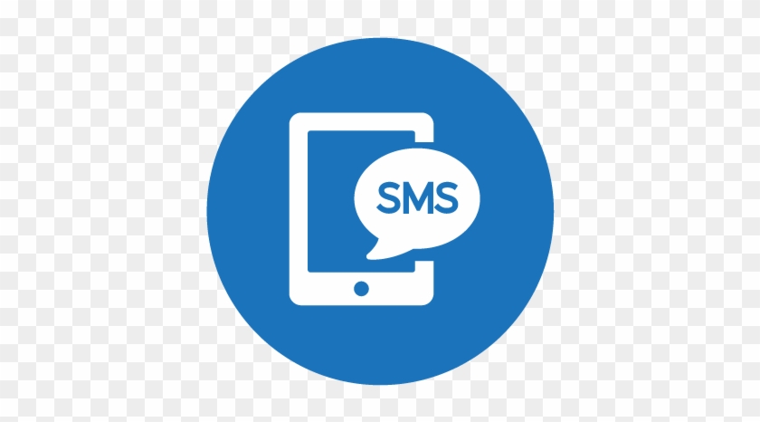 Sms And Mail Notification - Number 2 Blue Circle #939771