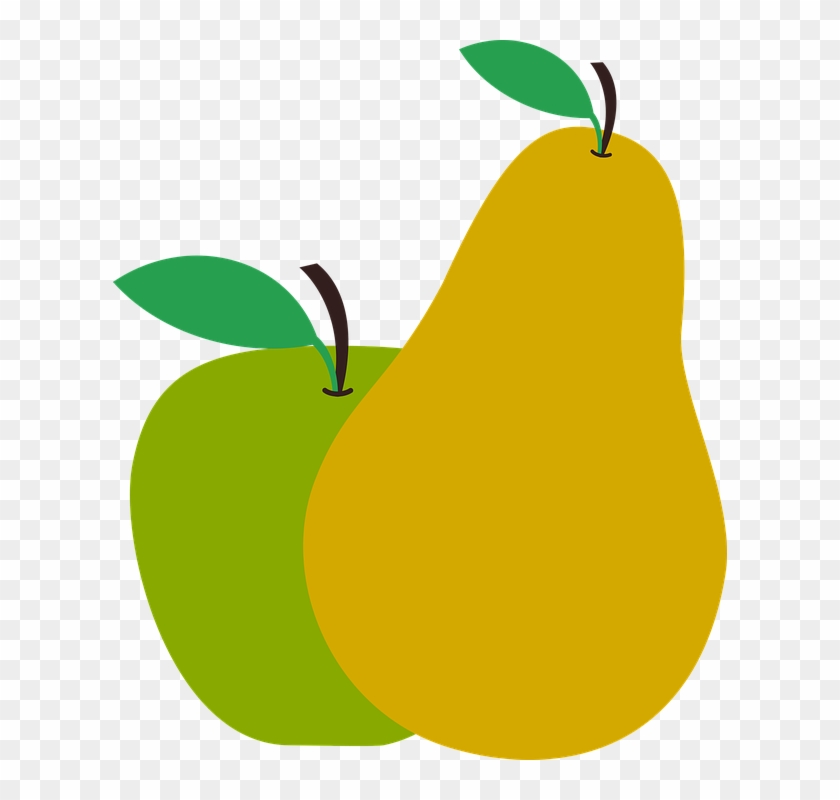 Pin Yellow Apple Clipart - Apple And Pear Clipart #939831