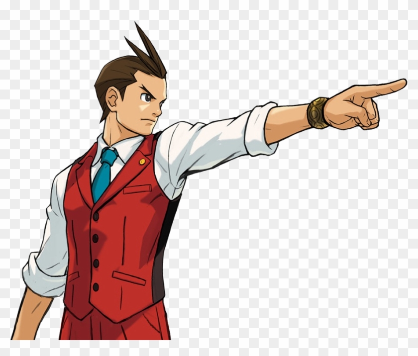 Ace Attorney Clipart Objection - Apollo Justice: Ace Attorney #939863