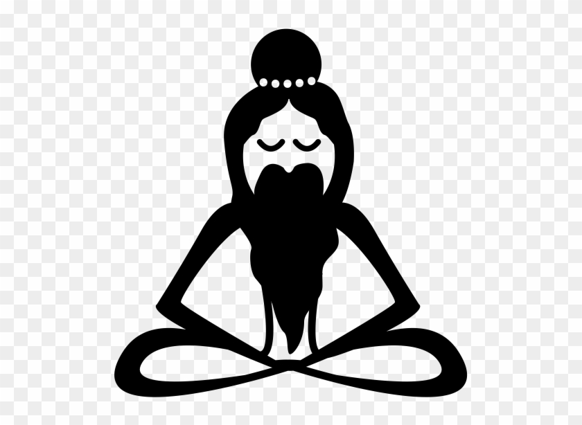 Yogi Rubber Stamp - Cutline Craft Yogi Yoga Stretch Meditate Style 6474 #939865