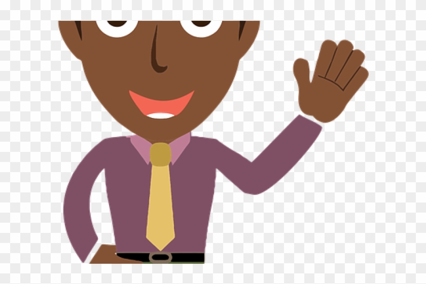 Africa Clipart African Boy - Man Hello Png #939887