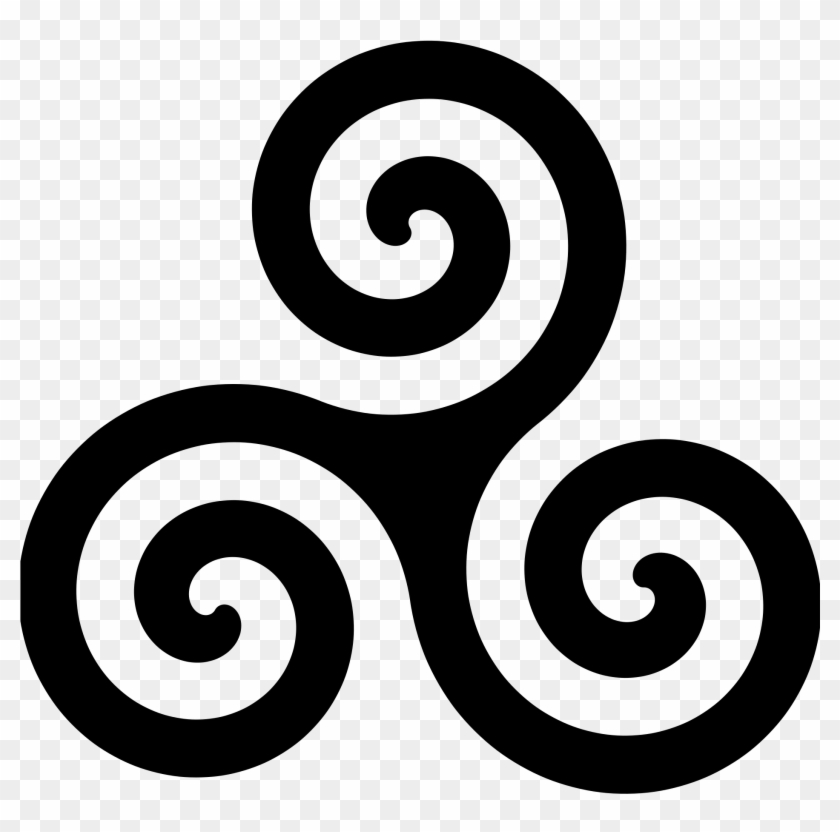 Spiral Triskelion Symbol Celts Celtic Knot - Triskele Symbol #939900